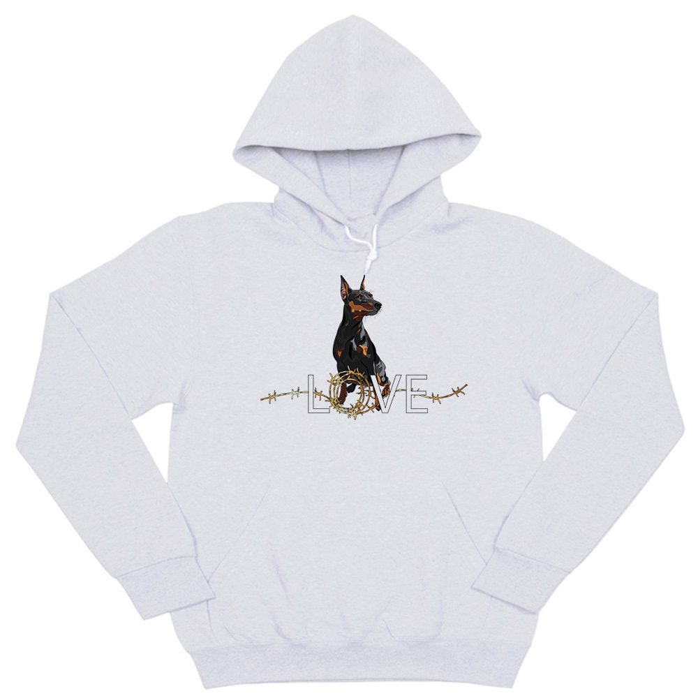 Толстовка "Цвергпинчер- колючая любовь"