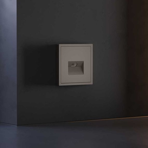 Накладка для розетки компьютерной RJ45 кат.6, S70 (капучино) Voltum VLS001314