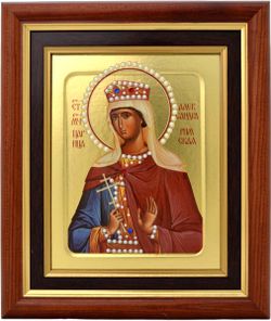 Икона святой Александры, писанная в монастыре.