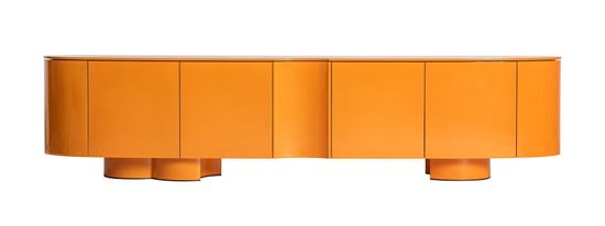 Тумба под телевизор Mirko цвет оранжевый