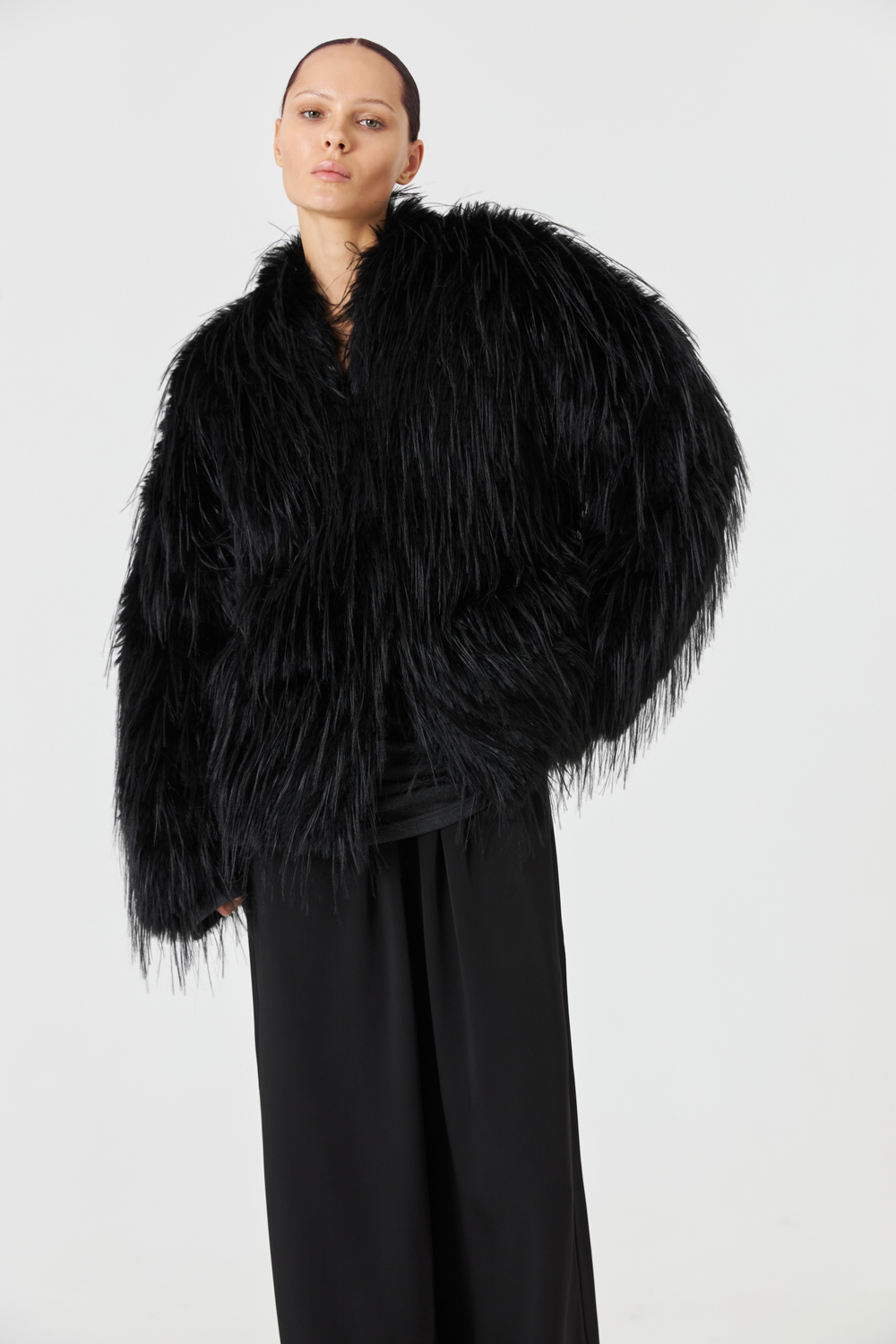 Комплекс шуба short с шапкой