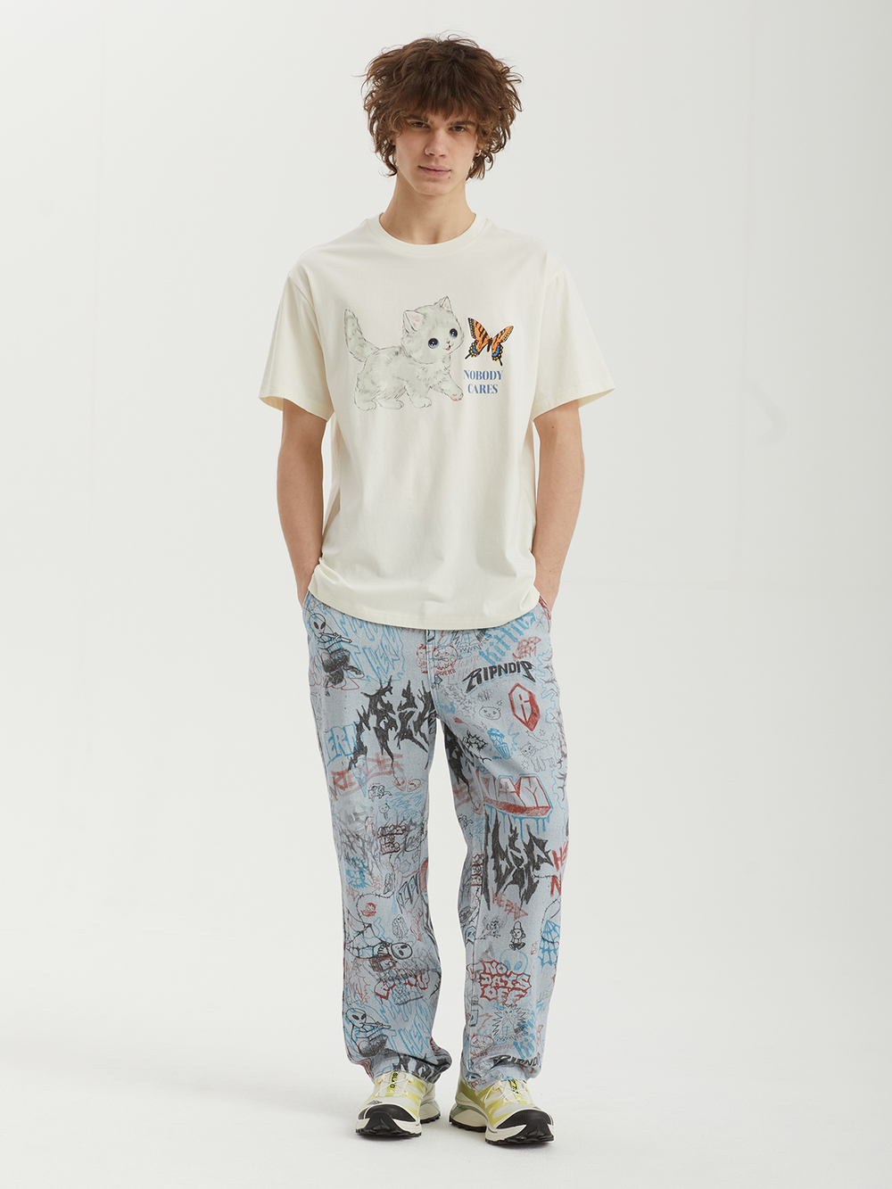 Мужская Футболка Nobody Cares