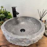 Раковина из мрамора Erozy Grey EM-62752 48*46*15 0107