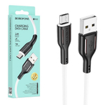 Кабель USB - Micro BOROFONE BX63 Silicone (белый) 1м