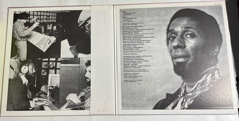Винтажная виниловая пластинка LP Ron Carter Pastels (Japan 1977) (Obi)
