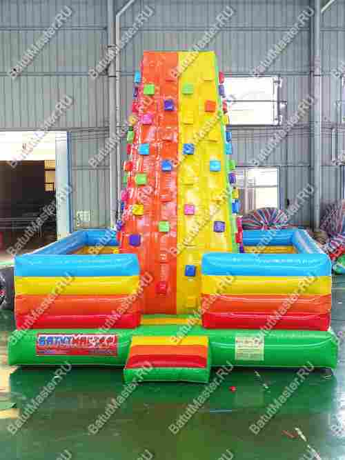 Скалодром "Утес" разноцветный 6*6*6 м