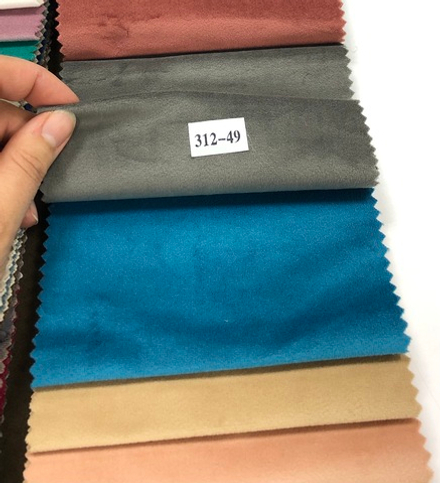 Шторы из однотонного бархата матового, цвет 49