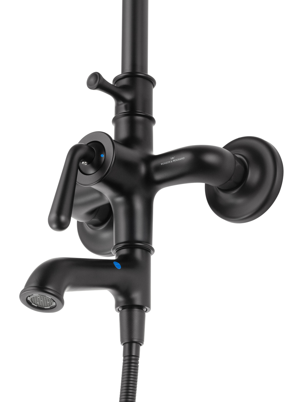 Душевая система WONZON & WOGHAND STEAM, Черный матовый (WW-88739008-MB)