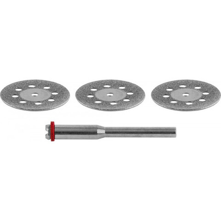 Круг STAYER алмазный отрезной, с оправкой, 3шт