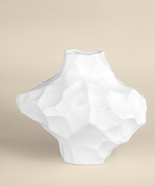 Ваза фарфоровая DUNE Белая