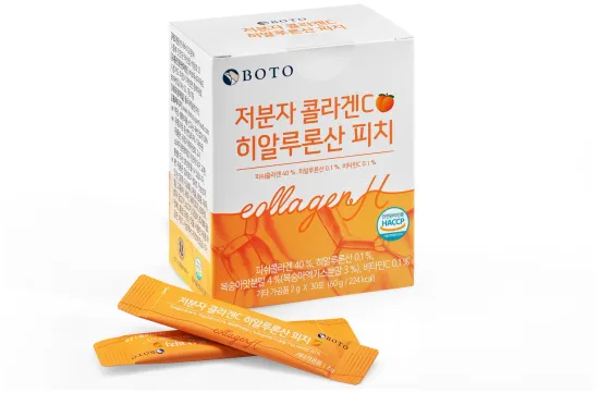 Boto Коллаген с гиалуроновой кислотой и персиком - Low Molecular Collagen C Hyaluronic Acid 30 шт