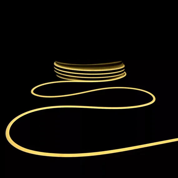 Односторонний гибкий Неон 8х16 мм., 1 метр, Тепло-Белый 24В, IP65, LTC (FR-23501)