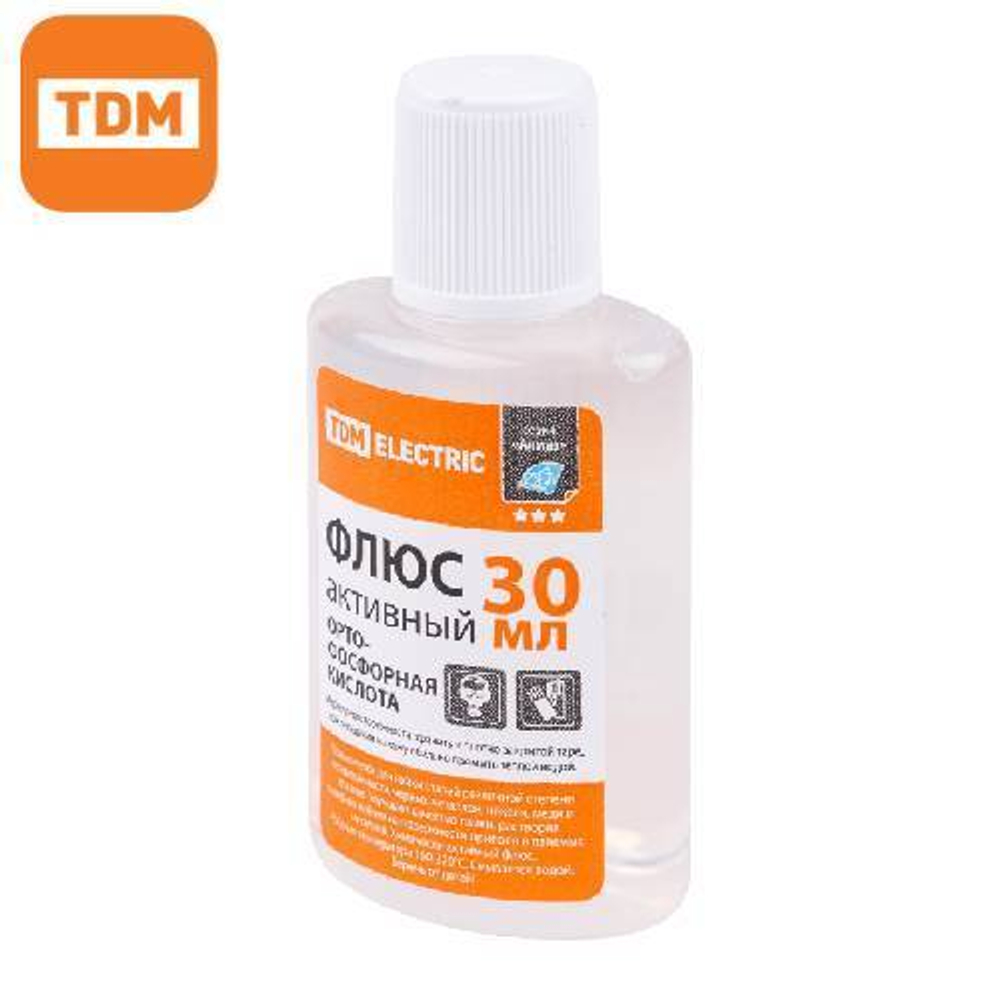 Флюс "Кислота паяльная" фл. 30 мл. TDM SQ1025-0376