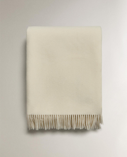 Zara Home плед из шерсти, хаки, 140x190 см