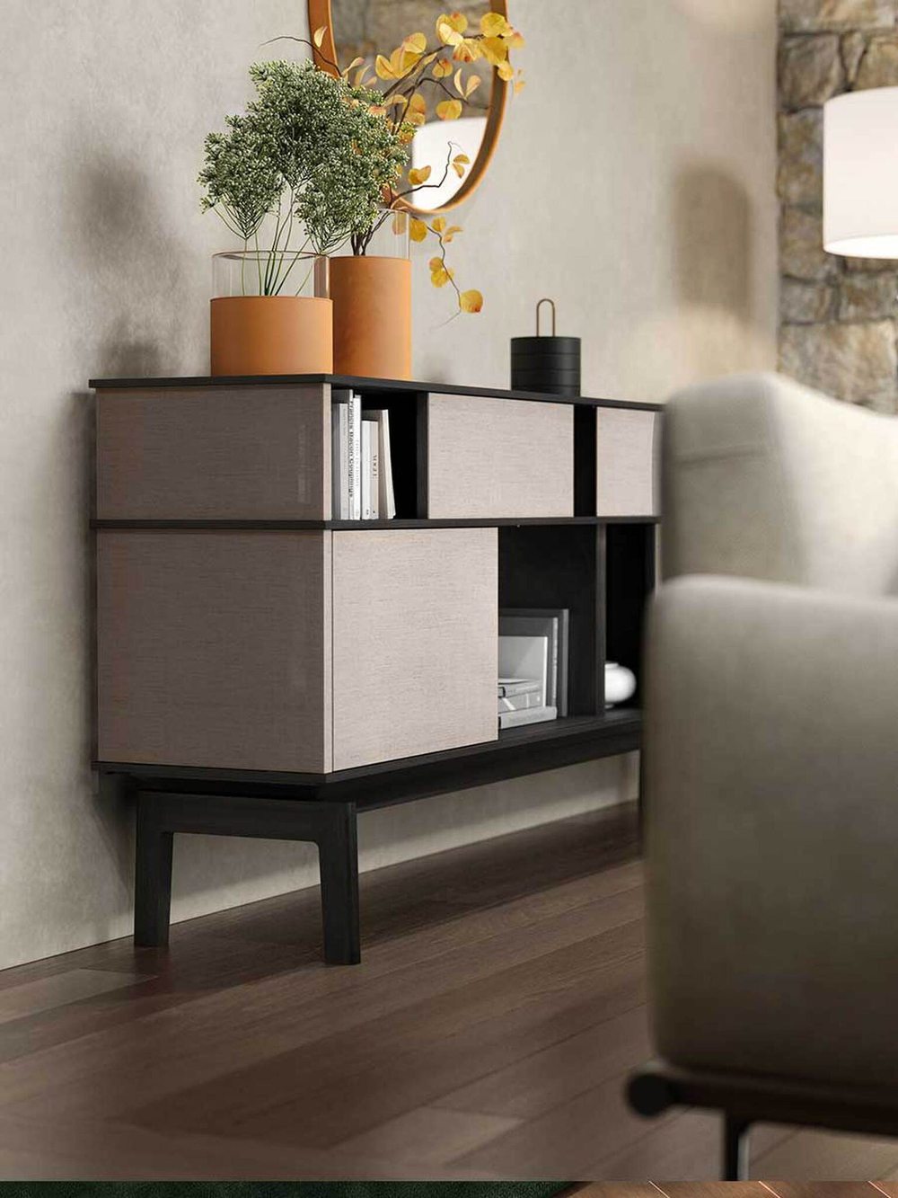 Ваза Poltrona Frau Leather Pot