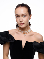 Колье "Celebrity blue" Gold