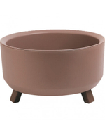 Кашпо пластиковое Грация прайм d15см h9см v0,7л мокачино