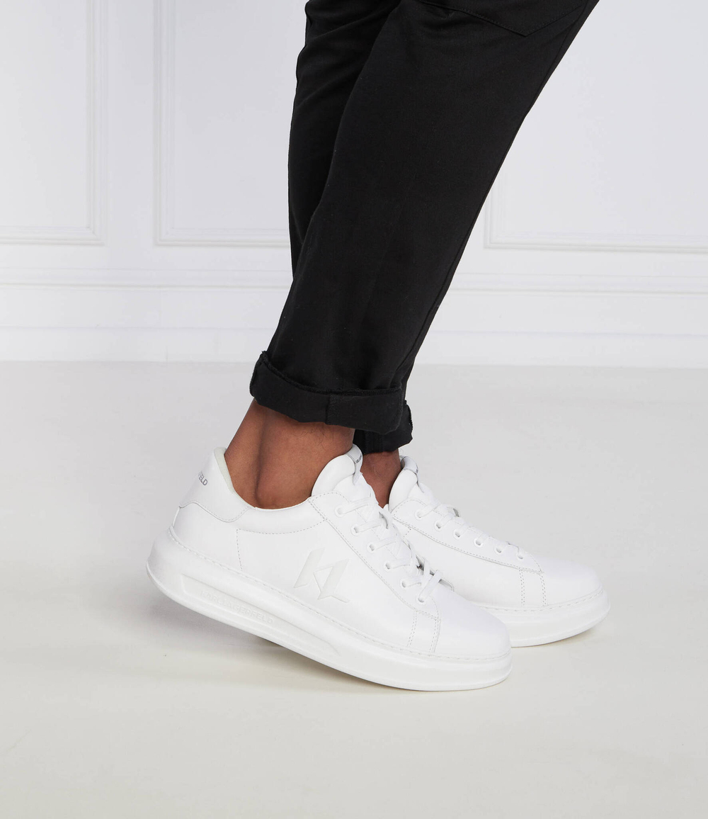 Кожаные кроссовки monogram injekt Karl Lagerfeld - белый(KL52515)