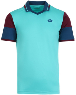 Мужское теннисное поло Lotto Top Ten II Polo PL - небесный