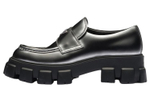 PRADA Monolith Leather Loafers