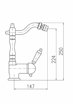 Смеситель для биде Rav-Slezak LABE L008.5/9