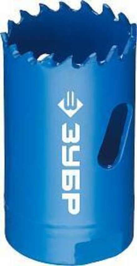 Коронка биметаллическая, Ø 133 мм, глубина сверления до 38 мм, быстрорежущая сталь, "ЗУБР" 29531-133