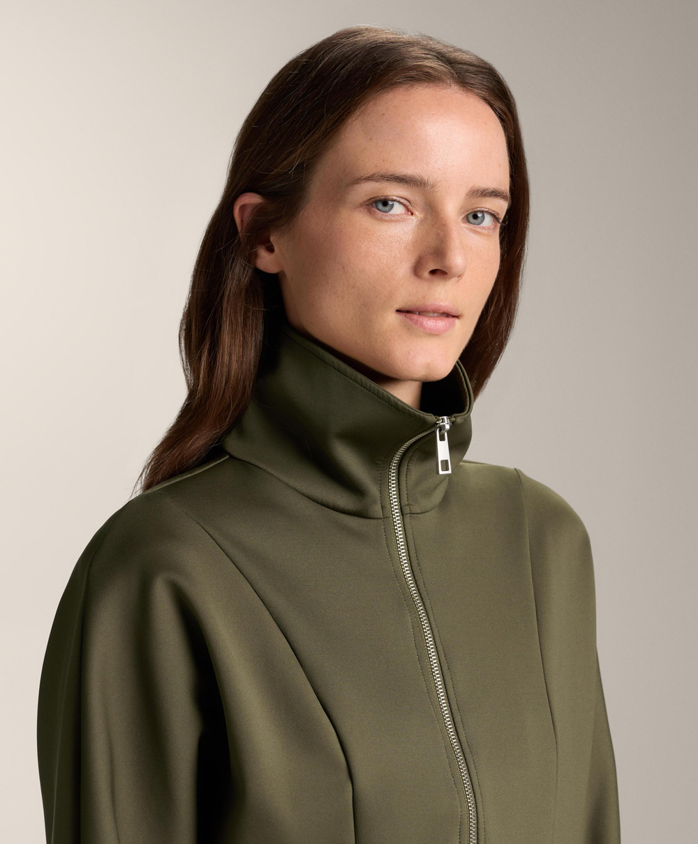 Oysho Куртка с двойной застежкой-молнией, хаки