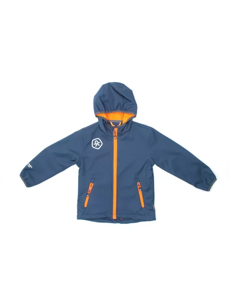 Мембранная ветровка COLOR KIDS, цвет синий