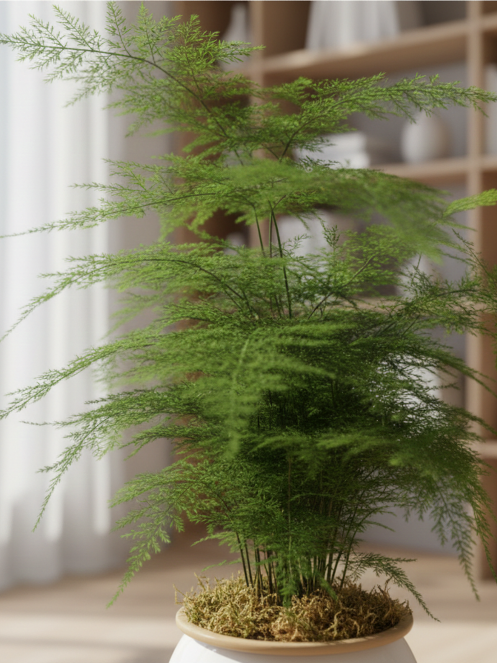 Аспарагус Earth Mexican Fern пластиковый горшок д.12