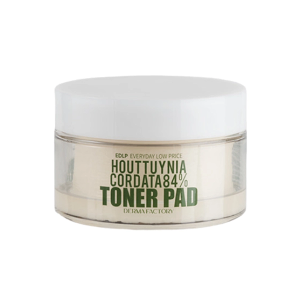 Пэды для лица Derma Factory Houttuynia Cordata 84% Toner Pad 150 мл