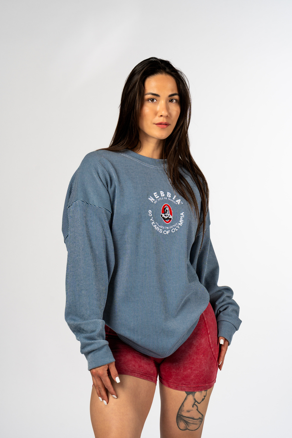 Свитшот Oversized Pullover SIGNATURE 797 Синий