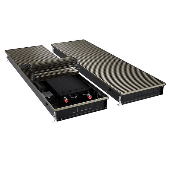 Конвектор внутрипольный Royal Thermo ATRIUM TURBO-90/400/1500-DG-U-DB
