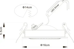 Карданный светильник Arte Lamp