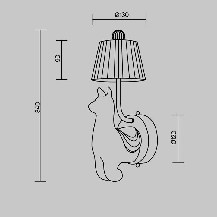 Настенный светильник Maytoni Modern Senor Alpaca MOD377WL-L6W3K