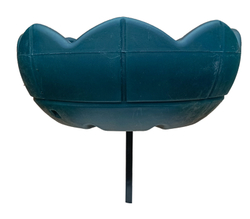 Садовый цветник Гейзер-1 с вазоном 600, цвет зеленый, высота 760