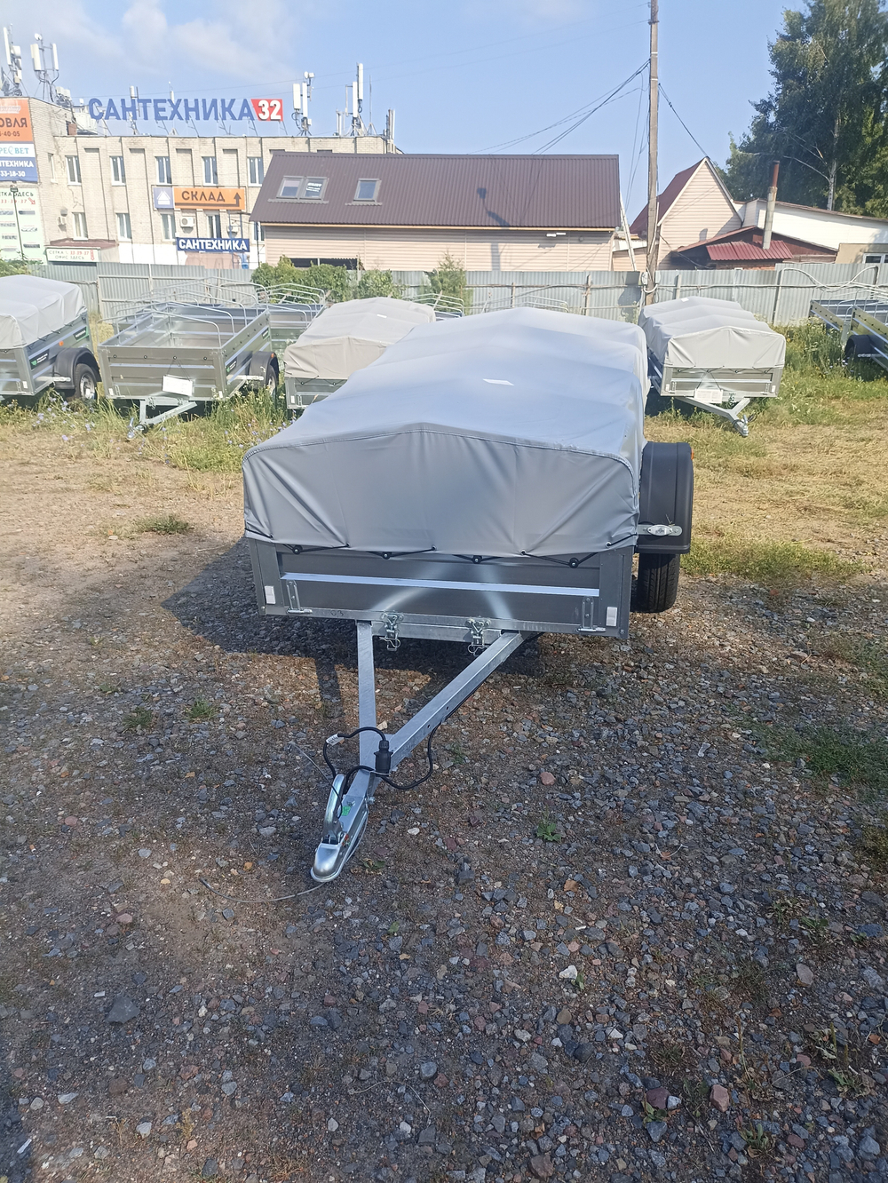 Прицеп Титан 2213 с бортами 30 см.