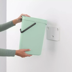 Brabantia - Контейнер для мусора Sort &amp; Go 12л для сортировки Jade Green / артикул   211829  / GTIN 8710755211829