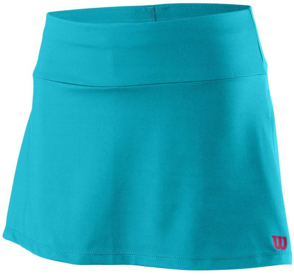 Юбка для девочки теннисная Wilson Competition 11 Skirt II G - scuba blue