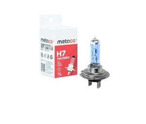 Автомобильная галогеновая лампа Metaco Н7 12V 55W PX26d цвет синий