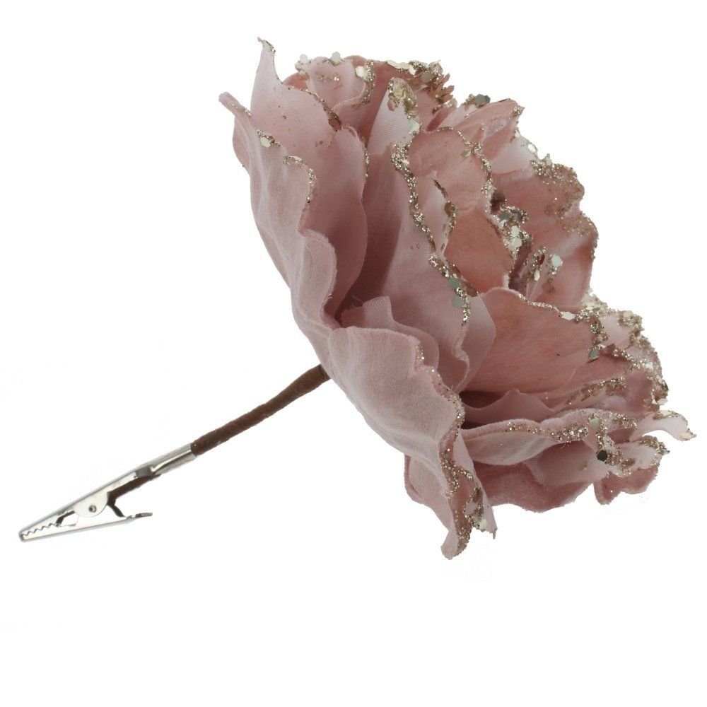 GAEM Цветок искусственный "Роза" (на клипсе), L10 W10 H16 см