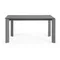 Раздвижной стол Axis 160-220x90 см, черная керамика, черный каркас