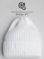 Шапка бини рваная и снуд осенние