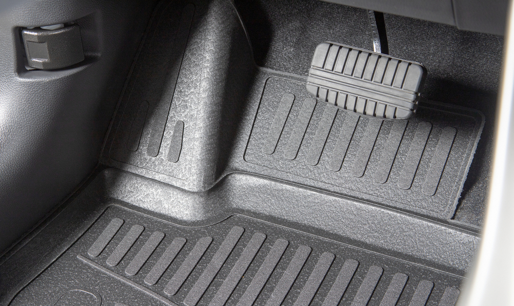 Коврики Premium, 3D в салон AUDI Q3, 2015- , внедор., АКПП, 4 шт. (непревзойденный стиль, полиуретан, чёрные) Element.TRIUMF.CARAUD00001