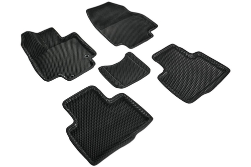 Коврики EVA 3D ромб для Toyota Highlander IV (5 мест) 2019-н.в. Seintex.98449