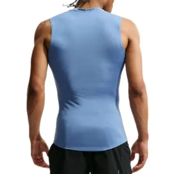 Мужская теннисная футболка Nike Pro Dri-Fit Tight Sleeveless Fitness - indigo storm/black