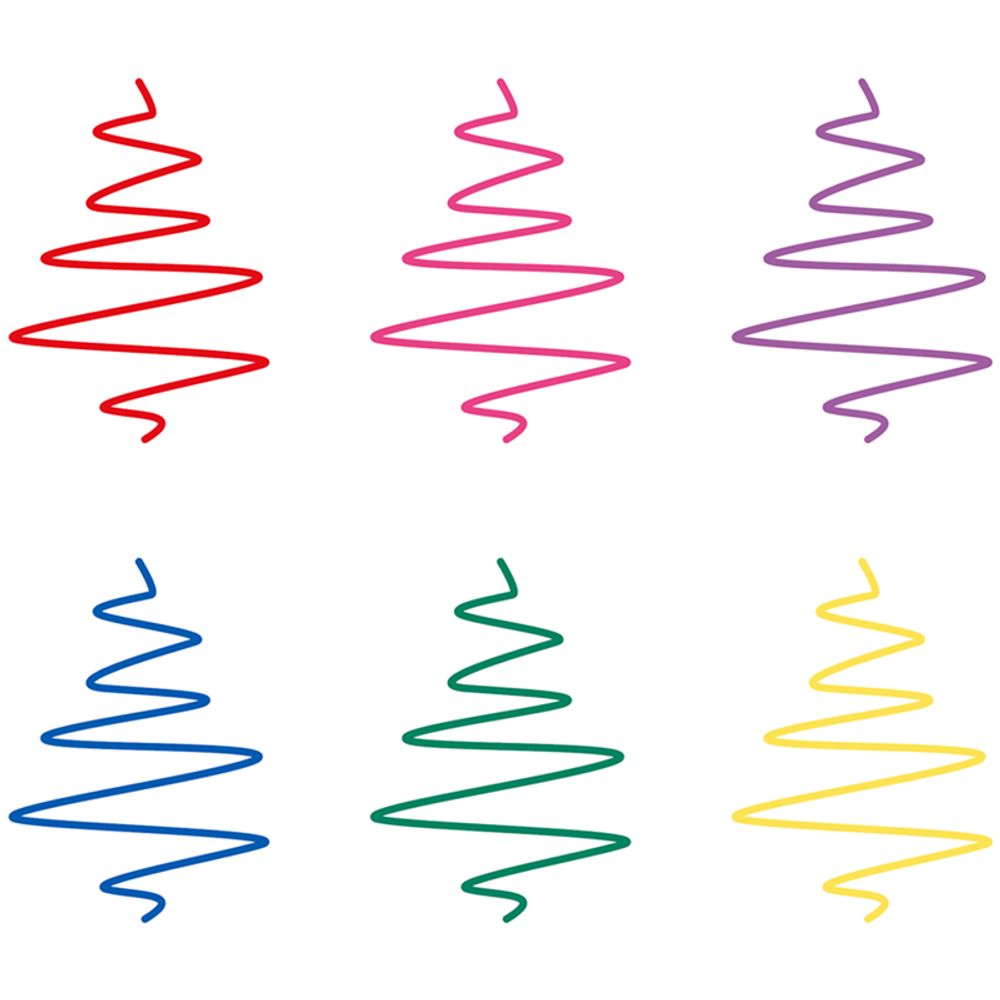 Набор гелевых ручек OfficeSpace 06цв., белый корпус, 1,0мм, европодвес