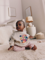 Толстовка и легинсы в комплекте для малышей Next W76-817, Молочный, Розовый