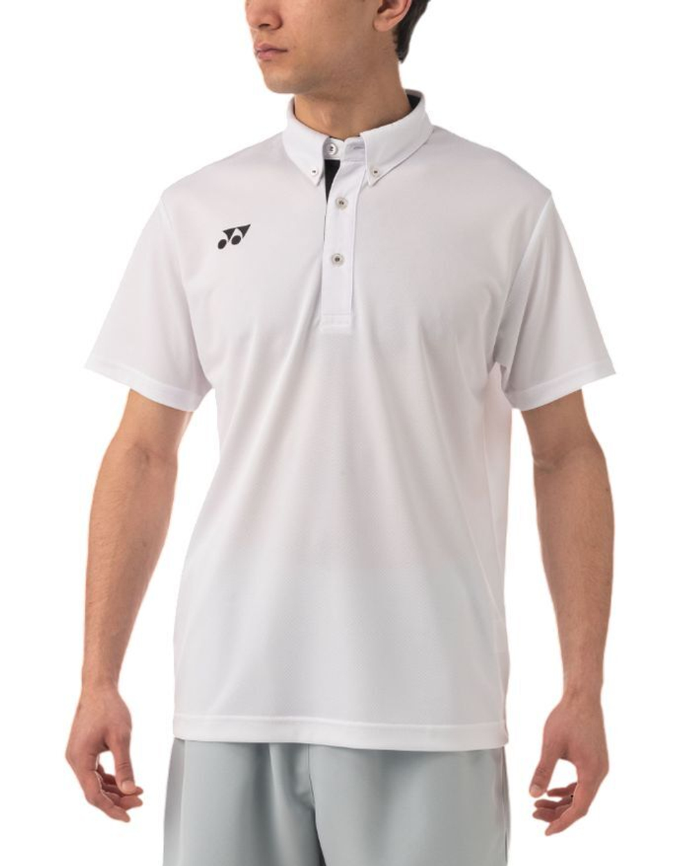 Теннисное поло Yonex Men's Polo Shirt - White
