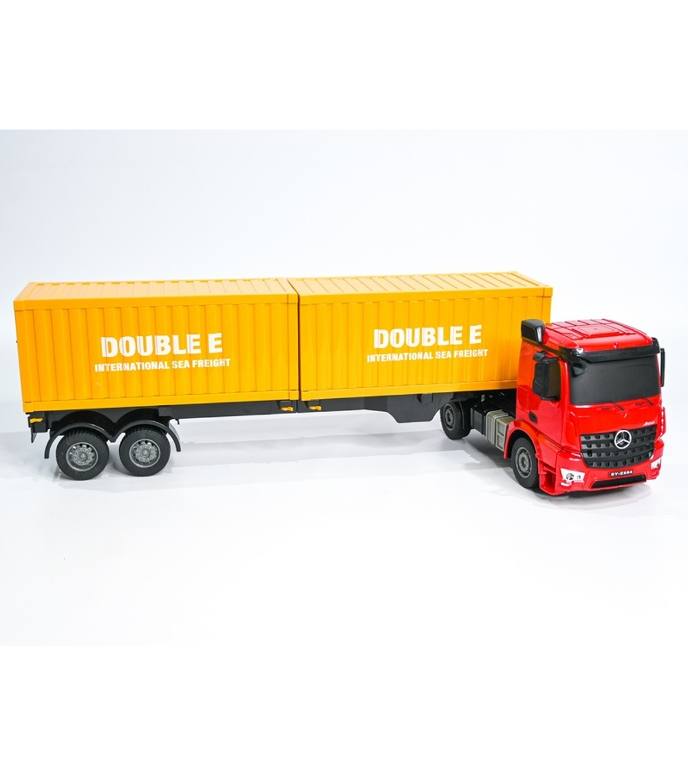 Радиоуправляемый тягач на 2 контейнера Double Eagle Mercedes-Benz Arocs 1/26 2.4G RTR