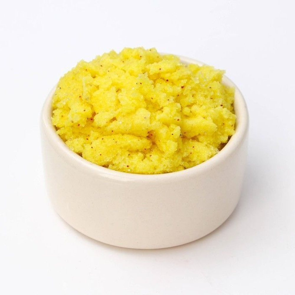 Соляной скраб для тела с блестками «Ваше величество» с ароматом ванили - 280 мл.